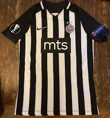 All information about partizan (super liga srbije) current squad with market values transfers rumours player stats fixtures news Partizan Belgrade Home Football Shirt 2019 2020 Sponsored By Mts