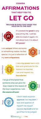 Can Energy Be Created Or Destroyed In Special Situations Letting Go Affirmations Chakra Chakra Balancing Root Sacral Solar Plexus Heart Throat Third Eye Cro Chakra Affirmations Chakra Meanings Reiki Symbols