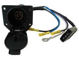 I'm trying to put a new 7 pin connector plug onto the trailer umbilical and i have a diagram for a configuration which doesn't match the tow. Amazon Com Trailer Adapter Plug Convert 4 Way Flat To 7 Way Rv Trailer 97015 Model Home Garden Store Garden Outdoor