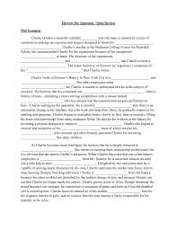 Flowers for algernon book synopsis. Flowers For Algernon Quiz Review Plot Synopsis Charlie Gordon A