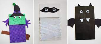 Halloween paper bag puppets printables free. Easy Halloween Paper Bag Puppets Fun365