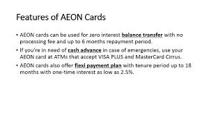 It's possible that none of your creditors will accept a full and final settlement. Aeon Credit Service Products Youtube