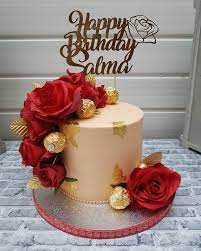 Cream, mastic, fondant, the glaze can be done for birthday cake designs. Shaz On Instagram When U Make Something So Pretty And Elegant In The Hope That You Made Red Birthday Cakes Birthday Cake Decorating Beautiful Birthday Cakes