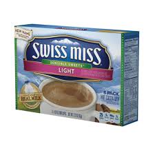 2 Pack Swiss Miss Sensible Sweets Light Hot Cocoa Mix 8 Count 2 32 Oz Walmart Com Walmart Com