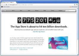 Companies are waiting for your help and they'll reward you for it with gift cards for itunes. Apple App Store Near 10 Billion Downloads