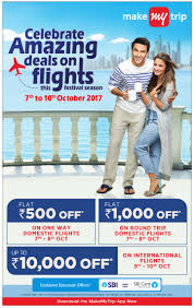 What makes this card work. Make My Trip Celebrate Amazing Deals On Flights Ad Advert Gallery