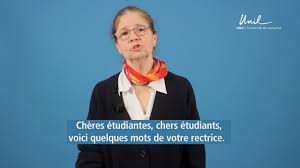 Coronavirus Message De La Rectrice Nouria Hernandez Aux Etudiant E S De L Unil Youtube
