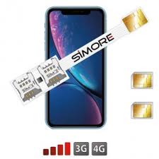 To insert a sim card, insert a sim tool into the small hole to eject the sim tray. Iphone Xr Dual Sim Adapter Speed Xi Twin Xr Dualsim With Protective Case 4g Lte 3g Compatible Simore Com