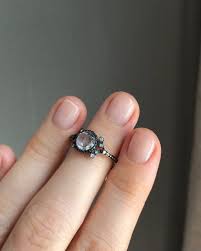 Black And Rose Gold Engagement Rings Black Rose 1 12 White Diamond Rings Engagement Erstwhile Engagement Rings Black Rose