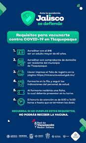 Información sobre la vacunacion en la fase de transición. Covid19 Transparencia Tlaquepaque
