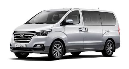2021 Hyundai Grand Starex (H-1 Facelift) in Hyper Silver Metallic, AI generated