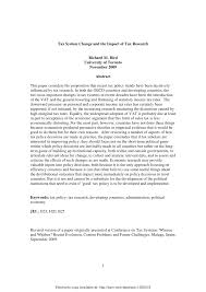 If your employer just asked you to get your income statement, you may think it may be because of your tax return. Pdf Tax System Change And The Impact Of Tax Research