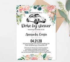 Pin On Drive By Shower Invitations