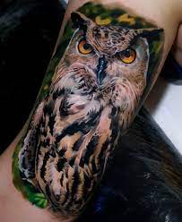 This owl tattoo is made in a watercolor technique, which presupposes warm and harmonious colors and subtle shading in a combination with vivid hues. Owl Tattoos Explore Tumblr Posts And Blogs Tumgir