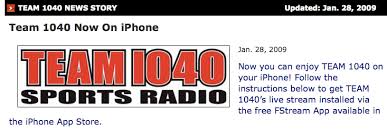 Tsn1040 is the voice of vancouver sports: Listen To Team 1040 Canucks Radio On Iphone Using Fstream Iphone In Canada Blog