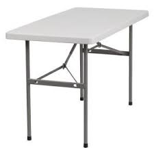Unbranded 48 In White Plastic Tabletop Metal Frame Folding Table Cga Rb 5832 Wh Hd The Home Depot In 2020 Flash Furniture Folding Table Furniture