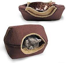 amazon com cama para mascotas bow meow premium cama para gatos y cueva cama para perros pequenos 2 en 1 plega camas de gato cama para perro perros pequenos
