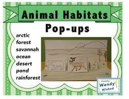 Habitat Of Animals Pop Up Craft Activities 7 Animal Habitats To Make Just Let Your Kids Draw The Environment Sett Animal Habitats Habitats Craft Activities