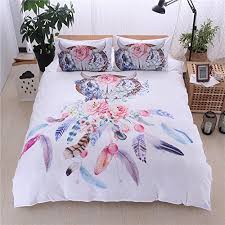 Check out our boho chic bed set selection for the very best in unique or custom, handmade pieces from our duvet covers shops. Joyful Store Dreamcatcher Duvet Cover Set Tribal Boho Chic Bedding Set Indian Bohemian Design Quilt Cover With Pillow Case Queen 3pcs Set Flower Buy Online In Gambia At Gambia Desertcart Com Productid 50578702