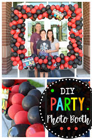 The benefit here is you likely already have one. Diy Party Photo Booth With Balloons Fun Squared