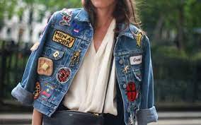 How To Diy A Denim Jacket Covered In Patches Denim Jacket Patches Diy Jacket Patch Denim Jacket
