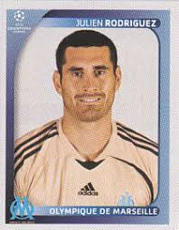 Julien Rodriguez Olympique Marseille samolepka UEFA Champions League  2008/09 #371