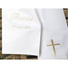 Deco table bapteme deco testimonial match deco tool in flash cc deco table bapteme deco top 10 goals deco table bapteme garcon deco tape crafts deco table. Linge Blanc De Bapteme Etole De Bapteme Avec Prenom Brode
