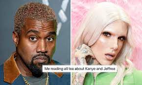 Kanye west being an internet meme for 12 minutes subscribe for weekly videos!check out our other videos!girls can't stop flirting with david dobrik (funny. Kanye West Jeffree Star The Best Memes About The Bizarre Dating Theory Capital Xtra