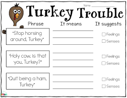 Determine Or Clarify The Meaning Of Words And Phrases In A Text With Turkey Trouble Guided Reading Lesson Plan Template Reading Lesson Plans Read Aloud