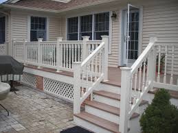 Gddiying cable railing hardware kit left&right swage lag screws for 1/8 stair railing systems t316 stainless steel deck railing marine grade diy wood 40 pack 4.0 out of 5 stars 2 $32.99 $ 32. Vinyl Railing Kit With Colonial Balusters American Choice American Choice Railing Fencing