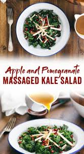Kale Pomegranate Salad A Couple Cooks Recipe Massaged Kale Salad Massaged Kale Kale Salad