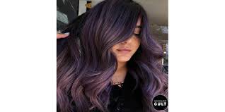 Jump on board the trend train and create a gradient by either sticking to your natural dark roots or dying them brown. 5 Purple Hair Color Looks Trending Right Now According To Matrix Business Wire