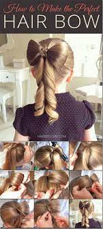 20 Adorable Hairstyles For School Girls Girls School Hairstyles Bow Hairstyle Hair Styles