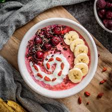 Porridge De Flocons D Avoine Lait D Amande Et Fruits Rouges Pazapah