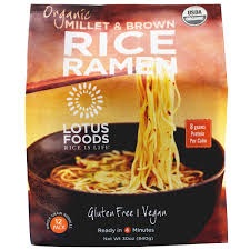 These noodles are ready to use, easy to make, odorless & a naturally white noodle. Lotus Foods Organic Millet Brown Rice Ramen 2 5 Oz 12 Count Costco