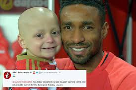 New Bournemouth man Jermain Defoe breaks down in press conference over  Bradley Lowery