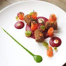 Gallery Food Plating Beet Hummus Healthy Dinner Recipes Easy