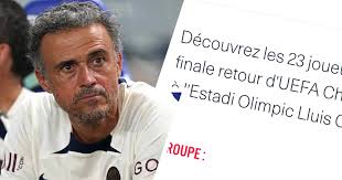 Au complet ! Le PSG dévoile son groupe de 23 joueurs pour affronter  Barcelone