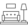 Furniture, home decor & appliances icons. Design To Sell