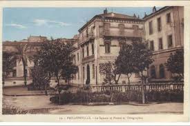 Algerie Skikda Ex Philippeville Le Square Et Postes Et Telegraphes Le Bled Alger Jeux De Logique