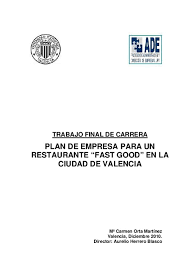 Aquí es donde entra en juego el análisis pest y permite observar cuatro factores externos, que son políticos, económicos, sociales y la herramienta es utilizada por varias organizaciones ya que es eficaz para proyectar el crecimiento de una empresa en. Plan De Empresa Para Un Restaurante Fast Good En La Ciudad De Valencia