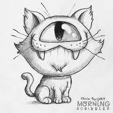 Chris Ryniak Sketches Cute Monsters Drawings Cartoon Drawings I didn't use parts on this one, so its a little harder to animate than the others. chris ryniak sketches cute monsters