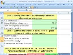 Excel Busn Math 42 Federal Income Tax Payroll Deduction