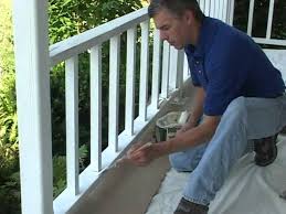 Learn to plan, design, choose materials and build a unique and long lasting railing. Caulk And Paint Porch Rail Youtube