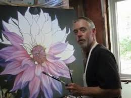 Still life tutorial with flowers. Dahlia Painting Steps Painting Flowers Tutorial Painting Tutorial Oil Painting Basics