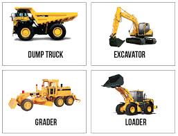 Delighted To Be Free Construction Truck Flashcards Construction Vehicles Preschool Preschool Construction Construction Theme Preschool