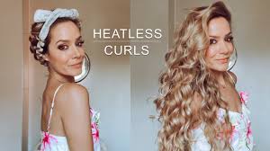 Make the braids tight for curls and slightly looser for waves. Heatless Curls Tutorial Shonagh Scott Youtube