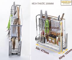 Tổng hợp giá dao thớt 200 kích thước nhỏ nhất cho tủ bếp dưới