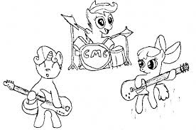 This my little pony coloring book is a fun ivity for kids. Cutie Mark Crusaders The Band By Closer To The Sun On Deviantart