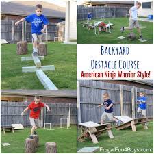 Diy American Ninja Warrior Backyard Obstacle Course Frugal Fun For Boys And Girls Kids Obstacle Course Backyard Obstacle Course American Ninja Warrior